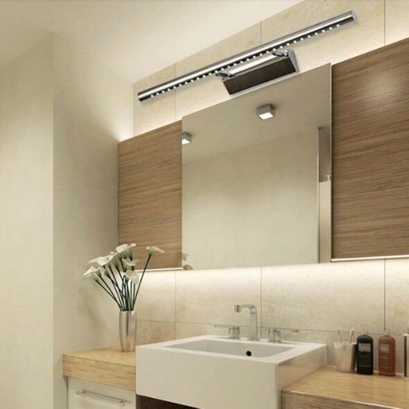 Φωτιστικό εικόνας LED HOROZ FLAMINGO, 6 W, 500 lm, 4200 K, IP20, χρώμιο, 50.5 cm