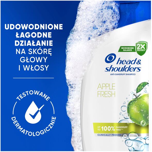 Σαμπουάν Head&Shoulders Apple Fresh, 800 ml