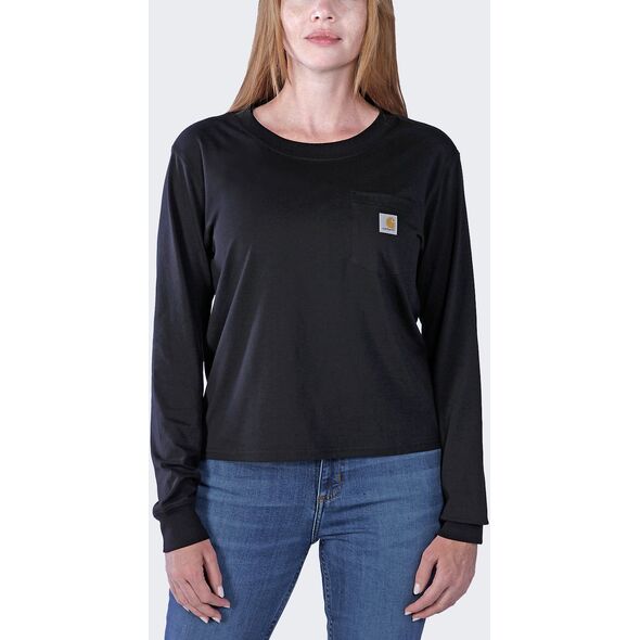 Μπλούζα με Μακρύ Μανίκι Carhartt Light Black
