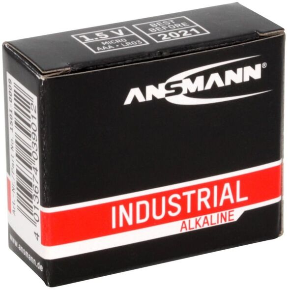 Αλκαλικές μπαταρίες Ansmann Industrial AAALR03 10x