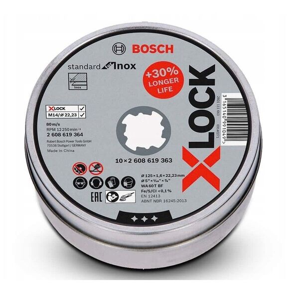 ΔΙΣΚΟΣ ΚΟΠΗΣ X-LOCK Standard Inox