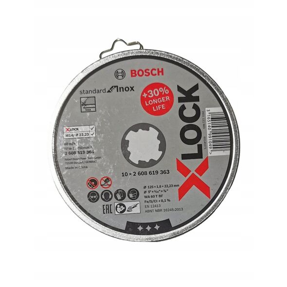 ΔΙΣΚΟΣ ΚΟΠΗΣ X-LOCK Standard Inox