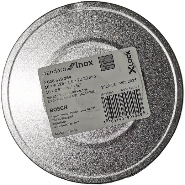 ΔΙΣΚΟΣ ΚΟΠΗΣ X-LOCK Standard Inox