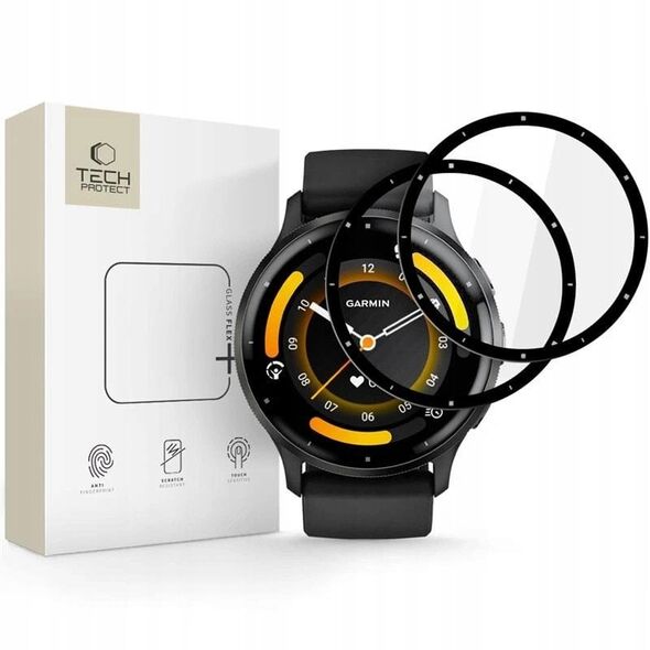 ΥΒΡΙΔΙΚΟ ΓΥΑΛΙ TECH-PROTECT GLASS FLEX+ 2-PACK GARMIN VENU 3 BLACK