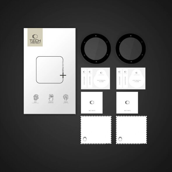 ΥΒΡΙΔΙΚΟ ΓΥΑΛΙ TECH-PROTECT GLASS FLEX+ 2-PACK GARMIN VENU 2S BLACK