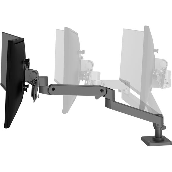 ERGOTRON LX PRO ΒΡΑΧΙΟΝΑΣ ΔΙΠΛΗΣ ΑΜΕΣΗΣ ΤΟΠΟΘΕΤΗΣΗΣ ΣΤΟ ΓΡΑΦΕΙΟ σκούρο γκρι