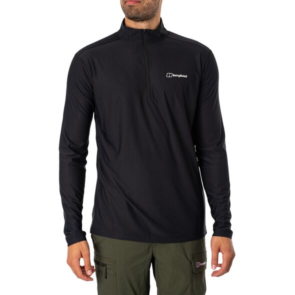 Μπλούζα Berghaus 24/7 Tech Tee LS HZ - jet black