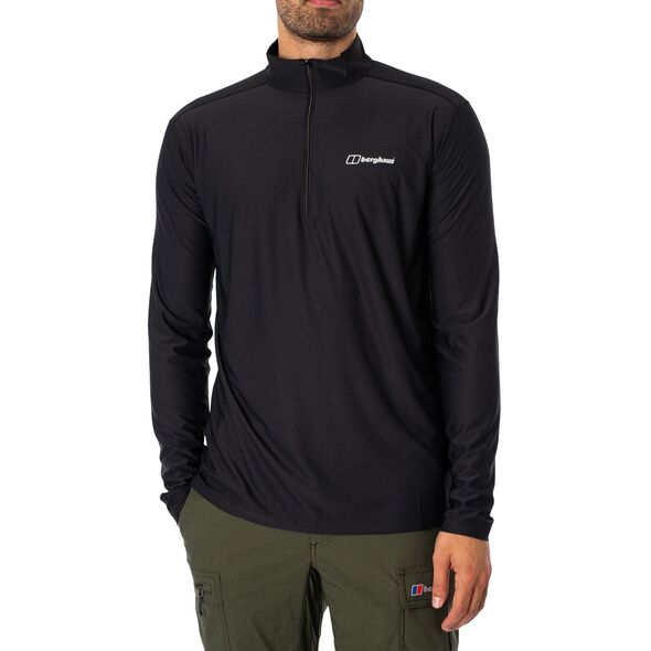 Μπλούζα Berghaus 24/7 Tech Tee LS HZ - jet black