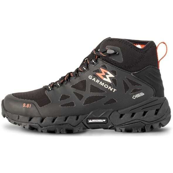 Γυναικεία παπούτσια πεζοπορίας Garmont 9.81 N Air G 2.0 Mid GTX - μαύρο/κόκκινο