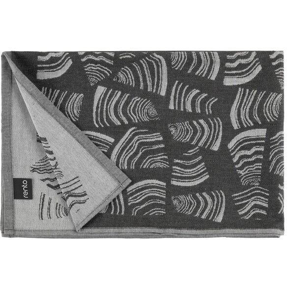 ΚΑΛΥΜΜΑ ΚΑΘΙΣΜΑΤΟΣ ΣΑΟΥΝΑΣ RENTO PINO ΜΑΥΡΟ 50X150CM