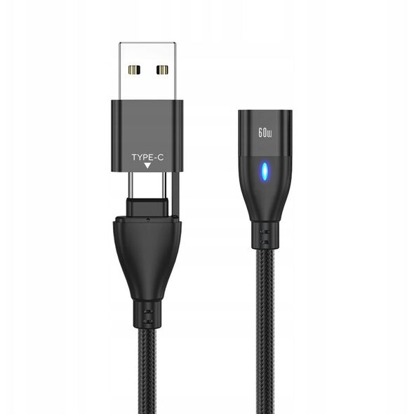 Μαγνητικό καλώδιο USB C USB-C Lightning micro-USB 3 σε 2 γρήγορη φόρτιση | 3m