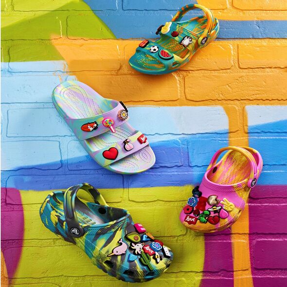 Crocs Crocband Clog K 207006-6GD Różowe 34/35