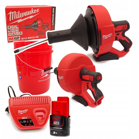MILWAUKEE. M12BDC6-0 ΣΠΙΡΑΛ ΚΑΘΑΡΙΣΤΗΣ 6mm x 7.6m