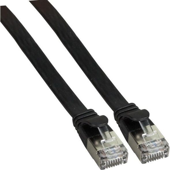 EFB Patchcord płaski, U/FTP, Cat.6A, PVC, 0.25m (K5545SW.0,25)
