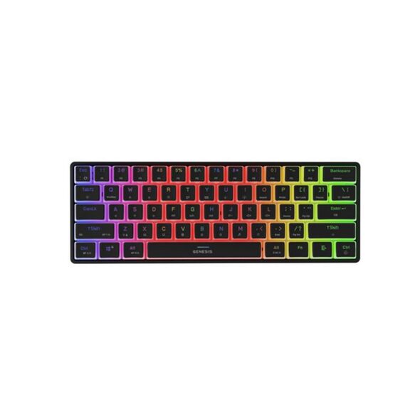 Genesis Gaming Keyboard Thor 660 G2 US Black Wireless RGB Mechanical Cateron Brown (NKG-2196) GNSNKG-2196) έως 12 άτοκες Δόσεις