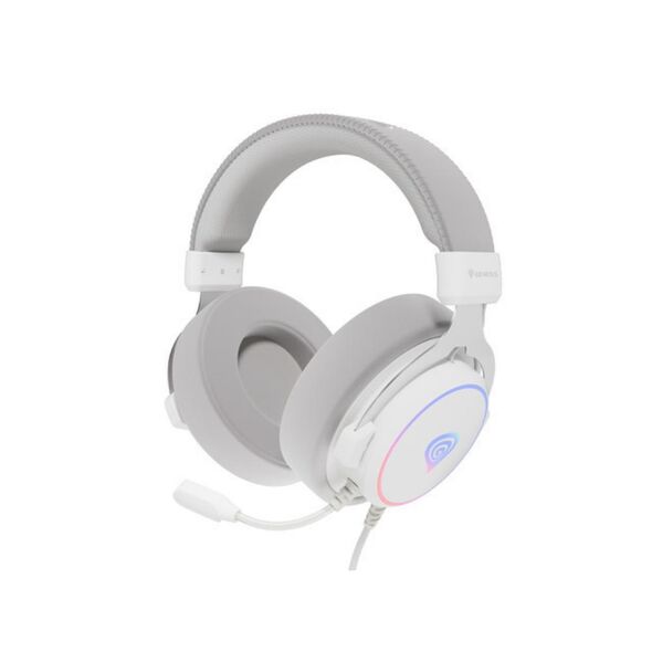 Genesis Gaming Headset Neon 764 with Microphone RGB Illumination White, USB (NSG-2170) (GNSNSG-2170) έως 12 άτοκες Δόσεις