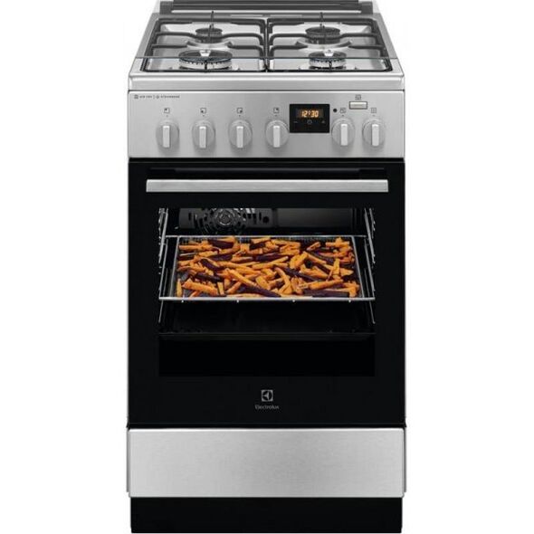 Electrolux 500 SurroundCook 57 L πλάτος 50 cm ανοξείδωτο ατσάλι - Ηλεκτρική κουζίνα με εστία αερίου