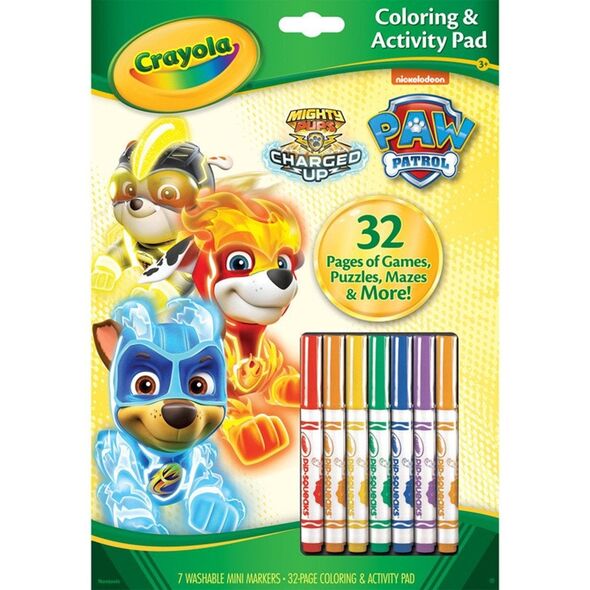 CRAYOLA PAW PATROL Βιβλίο Χρωματισμού και Δραστηριοτήτων