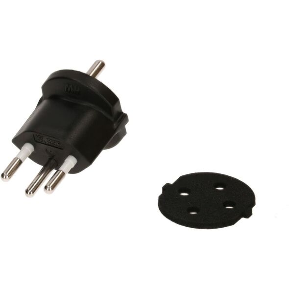 Max Hauri AG 135805, Τύπος J (CH), 10 A, Μαύρο, Πλαστικό, CE