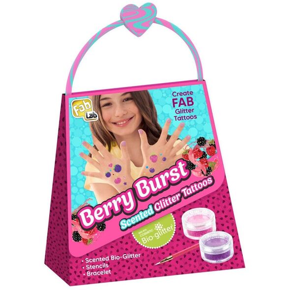 FabLab FabLab Glitter τατουάζ με άρωμα φράουλας