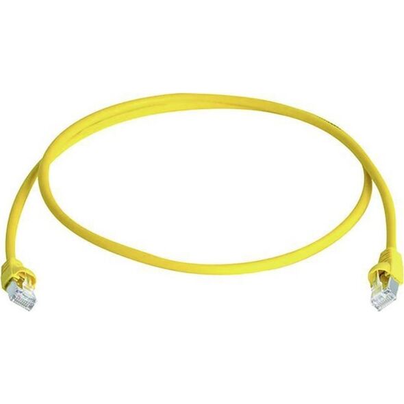 Telegaertner Telegärtner Telegartner MP8 FS 500 - Patch- Cable - RJ- 45 (M) - RJ- 45 (M) - 25cm - SFTP - CAT 6a - yellow (L00000A0234)