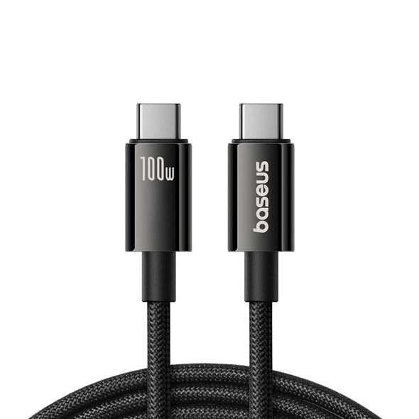 Baseus Cable USB Tungsten Gold USB-C to USB-C 100W 1,5m black (P10319800111-00) (BASP10319800111-00) έως 12 άτοκες Δόσεις