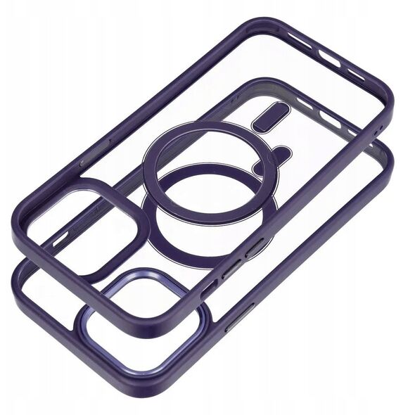 Θήκη COLOR EDGE MAG COVER συμβατή με MagSafe για IPHONE 13 Pro Max μωβ