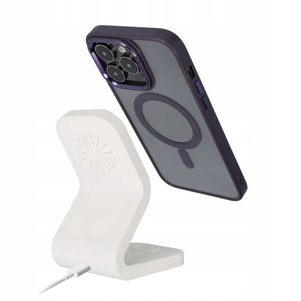Θήκη COLOR EDGE MAG COVER συμβατή με MagSafe για IPHONE 13 Pro Max μωβ