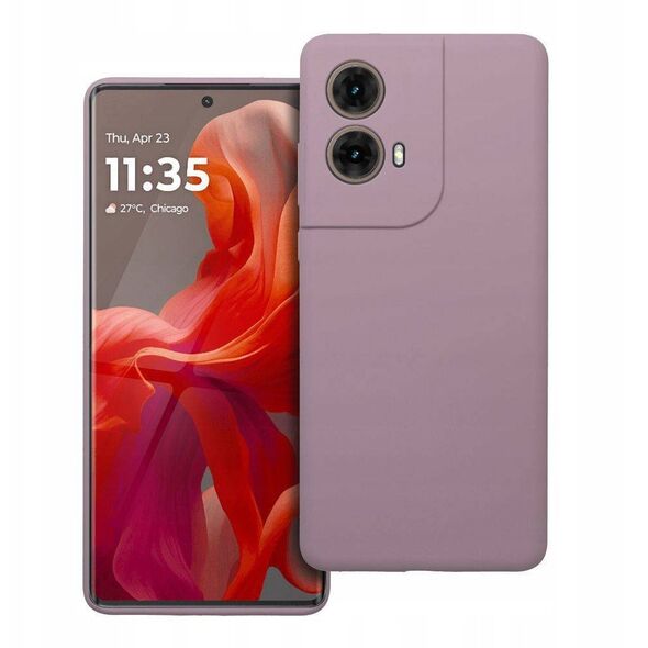 Θήκη SILICONE 2mm για MOTOROLA G85 5G ροζ πούδρας