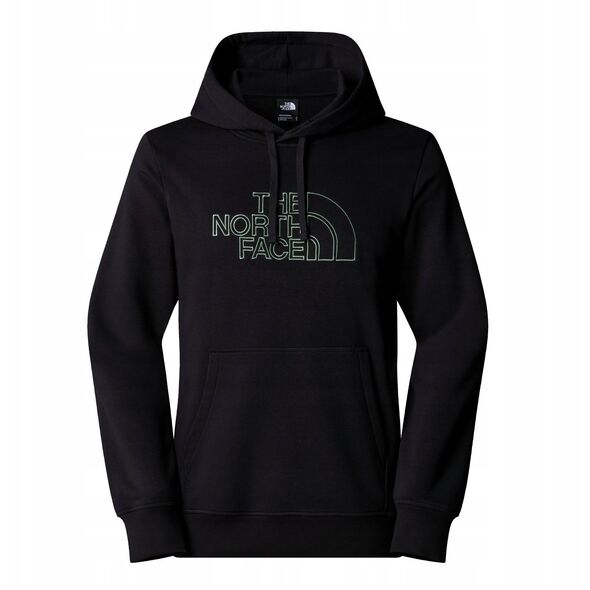 Φούτερ με κουκούλα drew peak light-tnf black-duck green-l THE NORTH FACE
