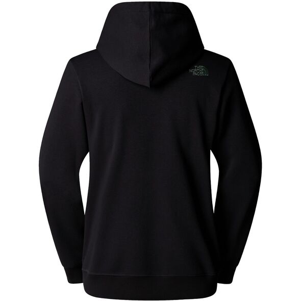 Φούτερ με κουκούλα drew peak light-tnf black-duck green-l THE NORTH FACE