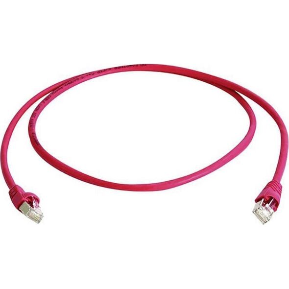 Telegaertner Telegärtner Telegartner MP8 FS 500 - Patch- Cable - RJ- 45 (M) - RJ- 45 (M) - 25cm - SFTP - CAT 6a - red (L00000A0232)