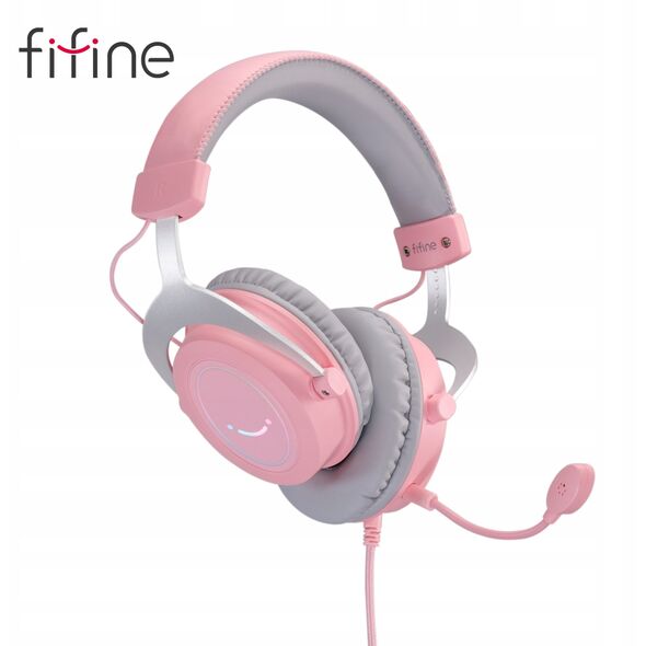 Στούντιο ακουστικά κεφαλής FIFINE H3P AmpliGame RGB με στούντιο μικρόφωνο