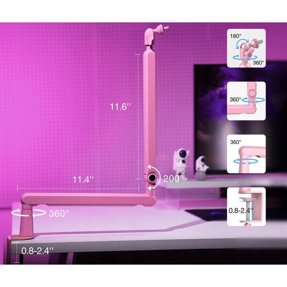 Δυναμικό στούντιο μικρόφωνο TAM8P XLR/USB με βραχίονα