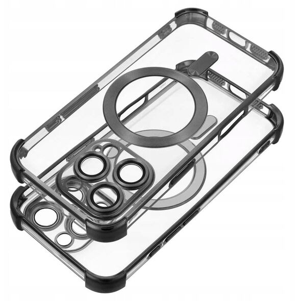Θήκη ANTISHOCK ELECTRO για IPHONE 16 Pro Max συμβατή με MagSafe μαύρη