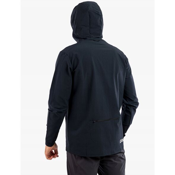 Ποδηλατική ζακέτα POC Mantle Thermal Hoodie - ουράνιο μαύρο