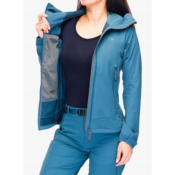 Γυναικείο μπουφάν σκι Mountain Equipment Frontier Hooded Jacket - indian teal