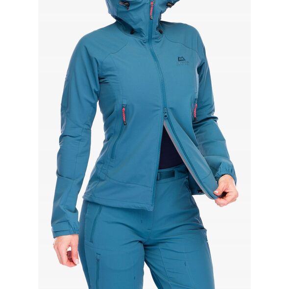 Γυναικείο μπουφάν σκι Mountain Equipment Frontier Hooded Jacket - indian teal