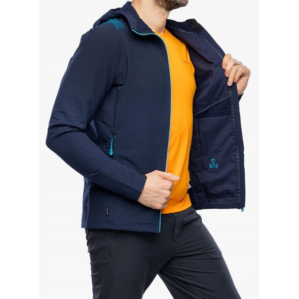 Softshell μπουφάν La Sportiva Descender Storm Jkt - βαθύ μπλε θάλασσας/τροπικό μπλε