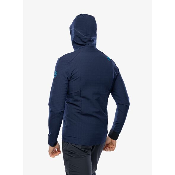 Softshell μπουφάν La Sportiva Descender Storm Jkt - βαθύ μπλε θάλασσας/τροπικό μπλε