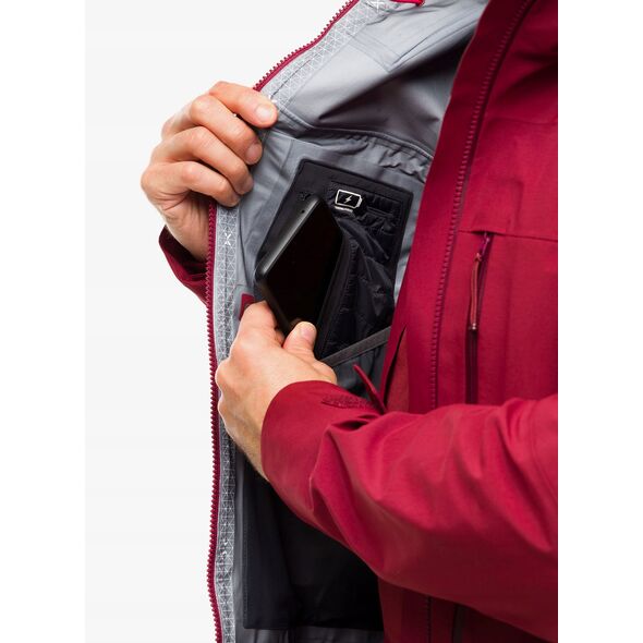 Μπουφάν με μεμβράνη Berghaus MTN Arete Descend GTX Jacket - syrah/jet black