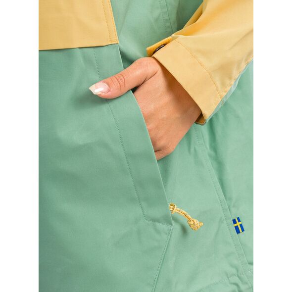 Γυναικείο αντιανεμικό Fjallraven Vardag Anorak - mais yellow/aloe green