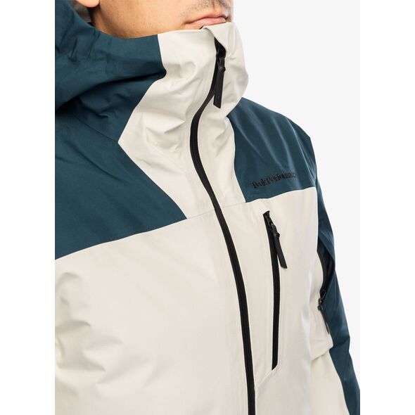 Μπουφάν σκι Peak Performance Vertical GORE-TEX 3L Jacket - infinity teel/sand fog