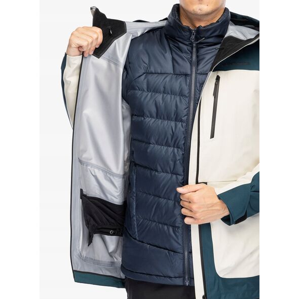 Μπουφάν σκι Peak Performance Vertical GORE-TEX 3L Jacket - infinity teel/sand fog