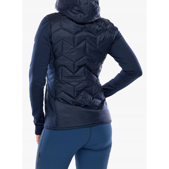 Γυναικείο Υβριδικό Μπουφάν Peak Performance Elevate Liner Hybrid Hood - blue shadow