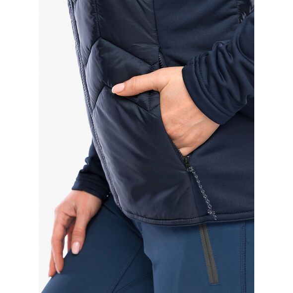 Γυναικείο Υβριδικό Μπουφάν Peak Performance Elevate Liner Hybrid Hood - blue shadow