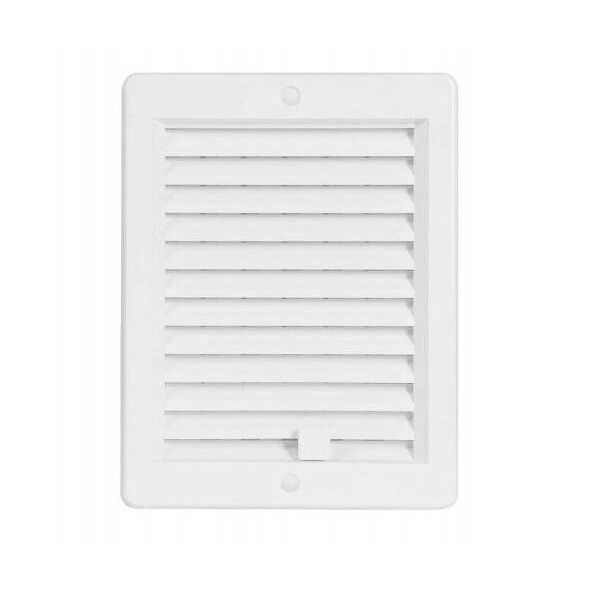 Πλαστική γρίλια εξαερισμού VM150200, 150 x 200 mm, με κάλυμμα