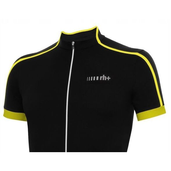 Koszulka rowerowa zeroRH+ Prime BLACK-BLACK-YELLOW FLUO - XXL