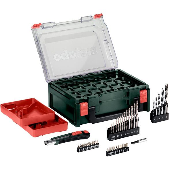 Βασικό Σετ METABO.PowerMaxx SB Κινητό εργαστήριο + 2 μπαταρίες Li-Ion 12V/2.0 Ah με φορτιστή LC 40 + 41 στοιχεία