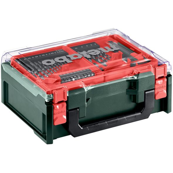 Βασικό Σετ METABO.PowerMaxx SB Κινητό εργαστήριο + 2 μπαταρίες Li-Ion 12V/2.0 Ah με φορτιστή LC 40 + 41 στοιχεία